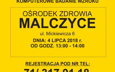 Bezpłatne komputerowe badanie wzroku
