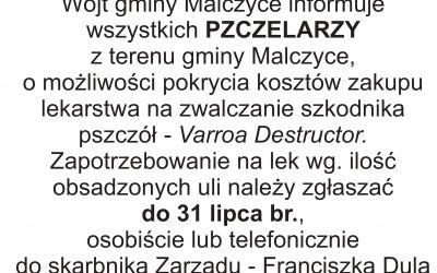 Gmina przyznała dotację dla pszczelarzy