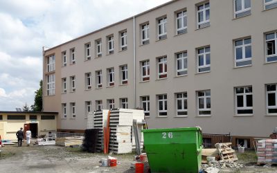 Termomodernizacja szkoły i przedszkola – prace na ukończeniu