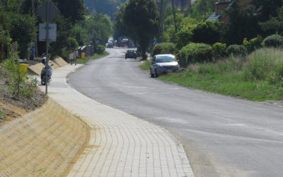 Odebrano nowy chodnik przy ul.Mazurowickiej w Malczycach