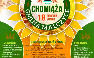 DOŻYNKI GMINNE – CHOMIĄŻA 18 sierpnia 2018