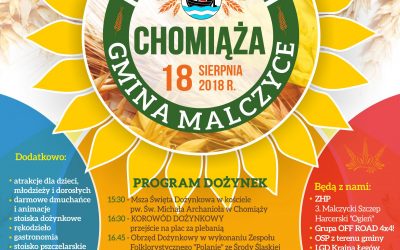 DOŻYNKI GMINNE – CHOMIĄŻA 18 sierpnia 2018