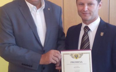 Gmina Malczyce otrzymała Promesę na budowę szatni przy boisku sportowym w Malczycach