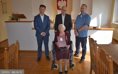 Kazimiera Szafrańska uhonorowana przez Wójta Gminy Malczyce