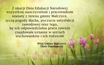 Życzenia z okazji Dnia Edukacji Narodowej