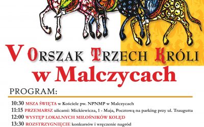 W niedzielę V Orszak III Króli w Malczycach