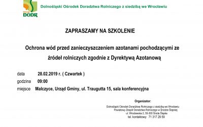 Zapraszamy na szkolenie