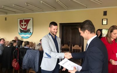 Uroczyste wręczenie zaświadczeń o wyborze Sołtysów i członków Rad Sołeckich w gminie Malczyce