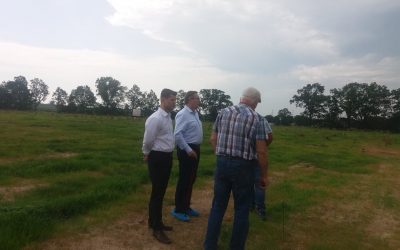 Odbiór końcowy prac związanych z rekultywacją składowiska odpadów w Rusku