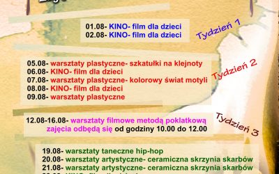 Wakacje w Gminnym Ośrodku Kultury w Malczycach!