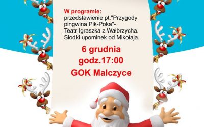 Mikołajki w Gminnym Ośrodku Kultury im. Władysława Reymonta w Malczycach