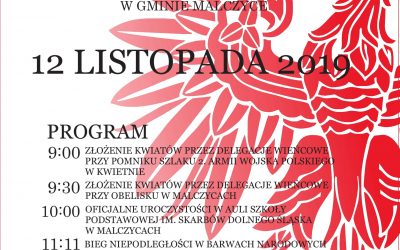 Obchody Dnia Niepodległości w gminie Malczyce