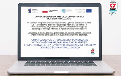 Gmina Malczyce z kolejnym dofinansowaniem!