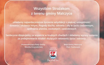 Dla wszystkich strażaków z terenu gminy Malczyce