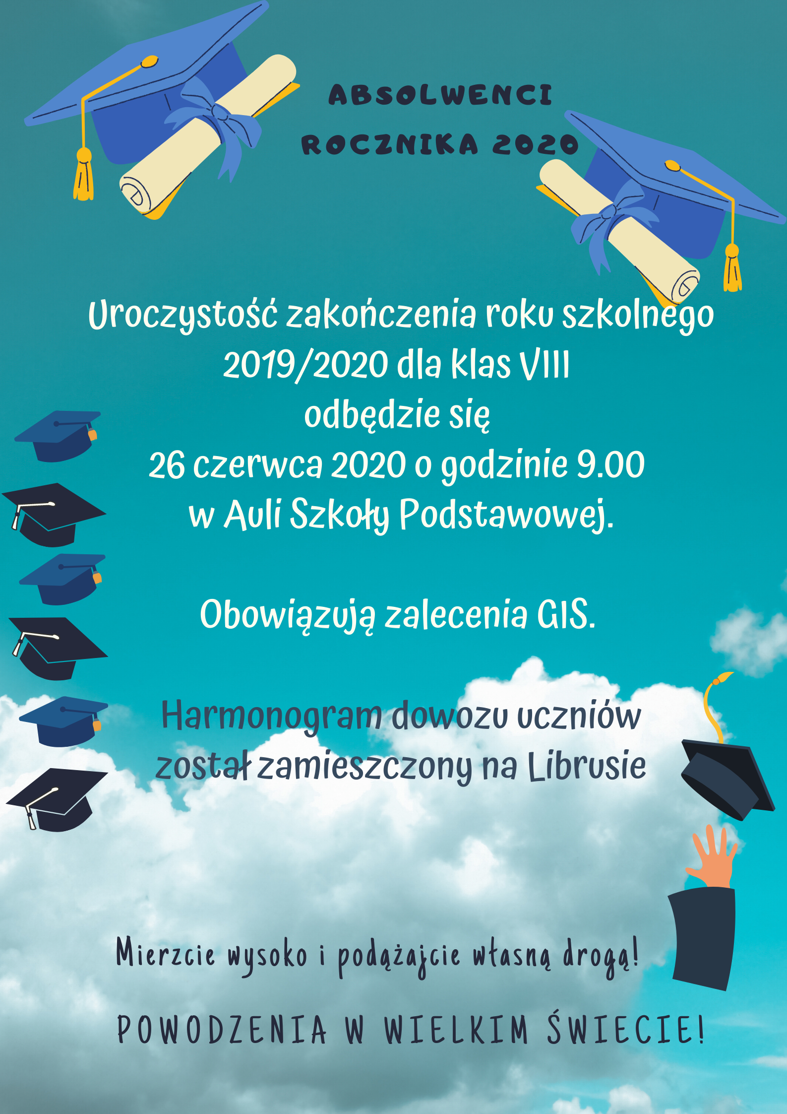 Zakończenie VIII klas Szkoły Podstawowej im. Skarbów Dolnego Śląska