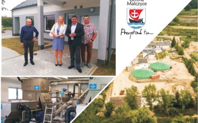 Oczyszczalnia ścieków w Malczycach – przykładem dla innych gmin