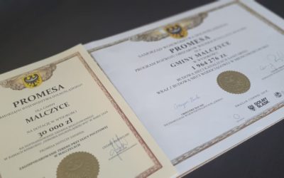 Wójt odebrał promesy – przed nami kolejne inwestycje!