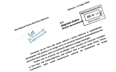 Cały problem tkwi w wójcie Piotrze Frankowskim, który bezsprzecznie został wybrany w demokratyczny sposób?