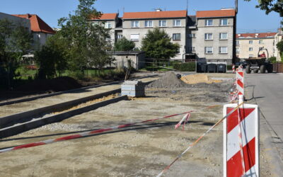 Trwają prace przy ulicy Pocztowej w Malczycach