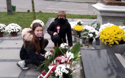 Młodzieżowa Rady Gminy Malczyce oddała hołd bohaterom walczącym o niepodległość