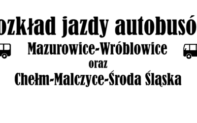 Rozkład jazdy autobusów – NOWY – ważny od 11 stycznia 2020