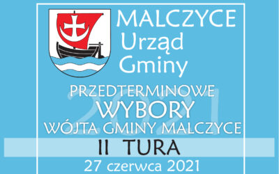 INFORMACJA – II Tura – Przedterminowe Wybory Wójta Gminy Malczyce