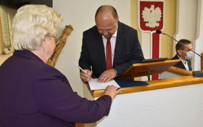 Zaprzysiężenie Andrzeja Niemca na Wójta Gminy Malczyce