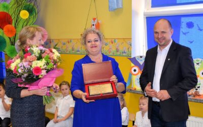 Pożegnanie Pani Dyrektor Publicznego Przedszkola i Żłobka w Malczycach