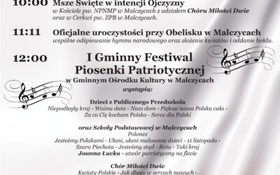 Obchody Dnia Niepodległości w gminie Malczyce