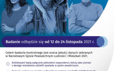 Badania kontrolne – Narodowy Spis Powszechny Ludności i Mieszkań 2021