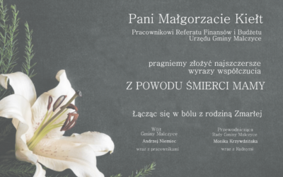 Kondolencje dla pani Małgorzaty Kiełt