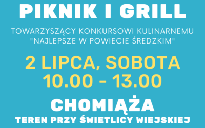 Wraz z Powiatem Średzkim zapraszamy serdecznie mieszkańców na piknik i grill