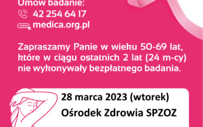Bezpłatne badanie mammograficzne