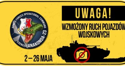 Wzmożony ruch pojazdów wojskowych na drogach!