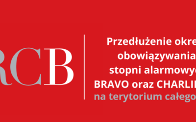 Przedłużenie stopni alarmowych CHARLIE-CRP i BRAVO