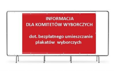 Zasady prowadzenia agitacji wyborczej