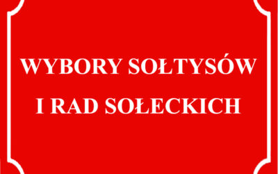 Wybory Sołtysów i Rad Sołeckich