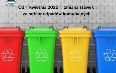 Zmiana stawek za odbiór odpadów komunalnych