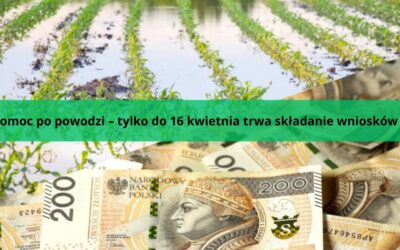 Pomoc po powodzi – tylko do 16 kwietnia trwa składanie wniosków