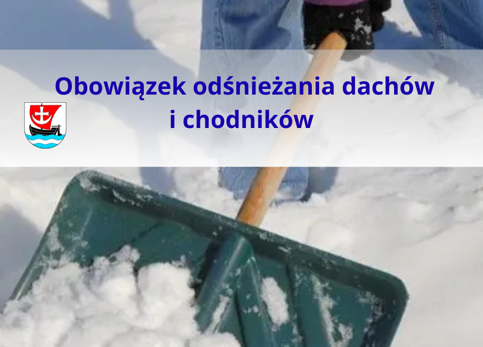 Obowiązek odśnieżania budynków i chodników