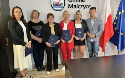Wręczenie zaświadczeń potwierdzających wybór sołtysa oraz członków rady sołeckiej w Sołectwie Malczyce